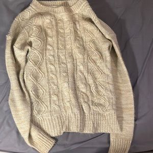 Tan sweater worn only once
